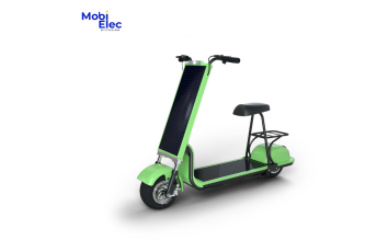 Trottinette / scooter solaire verte