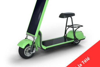 trottinette electrique solaire assis